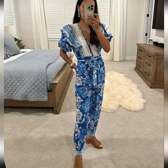 FARM Rio Pants - FARM RIO | Full of Flowers Jumpsuit